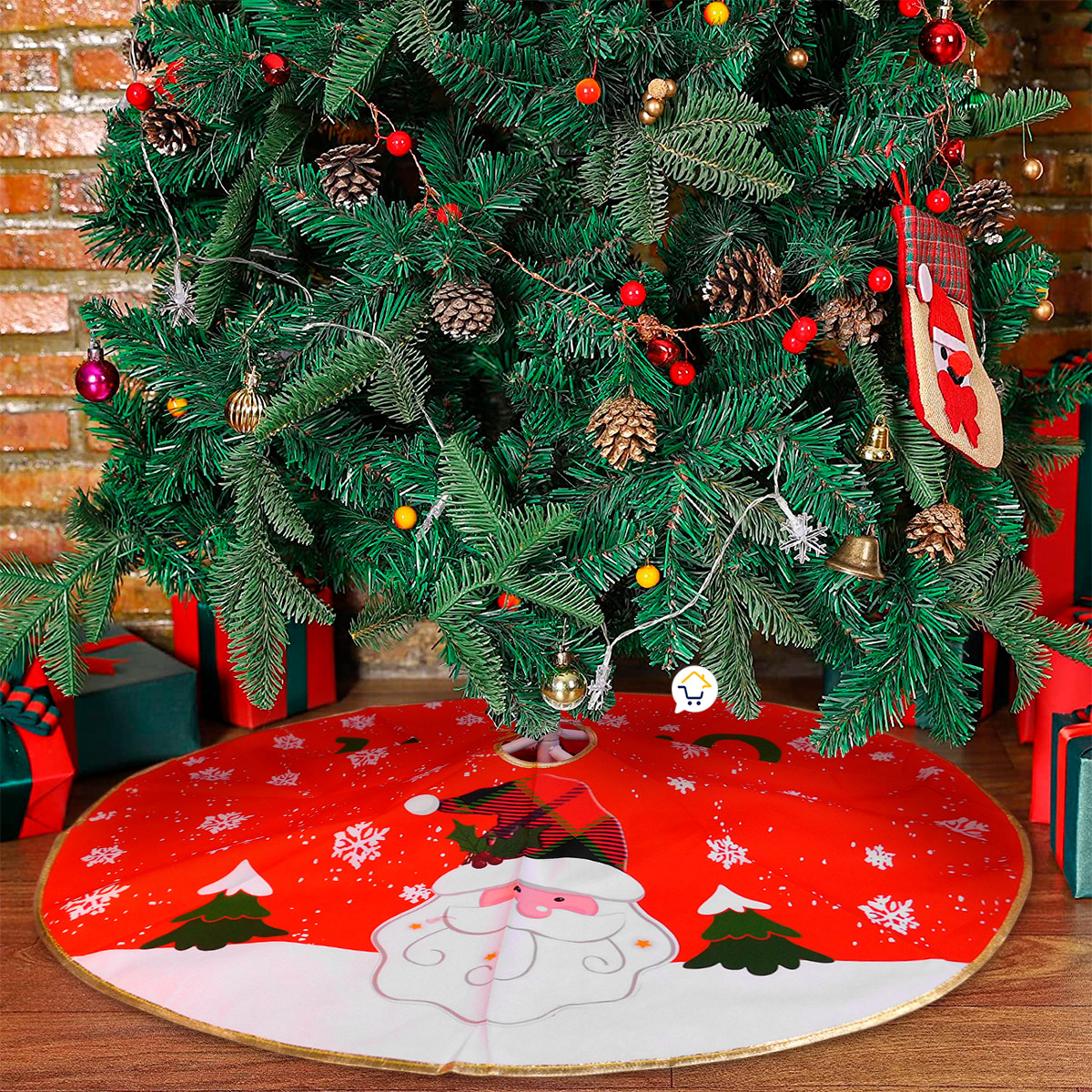 Miniatura 7 de Pie De Arbol Grande Navidad Decoracion